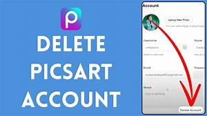 How to Delete Picsart Account