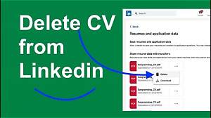 How to Delete Resume from Linkedin