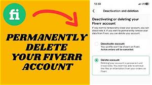 How to Delete Your Fiverr Account