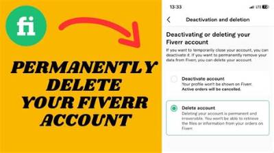 How to Delete Your Fiverr Account
