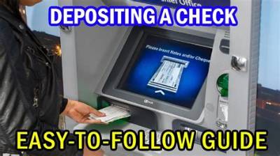 How to Deposit Check at Atm Wells Fargo