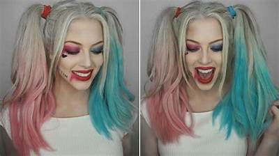 How to Do Harley Quinn Makeup