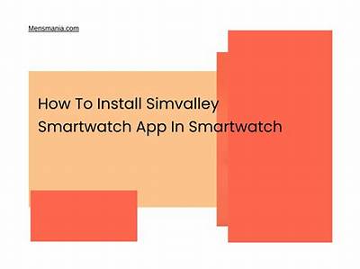 How to Install Simvalley Smartwatch App in Smartwatch
