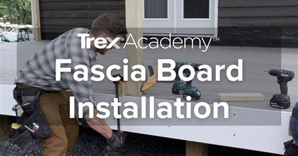 How to Install Trex Fascia