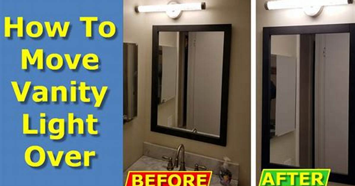 How to Install Vanity Light