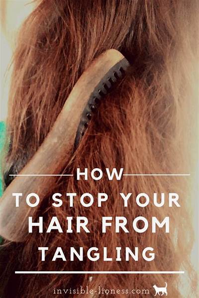 How to Keep Hair from Tangling at Night
