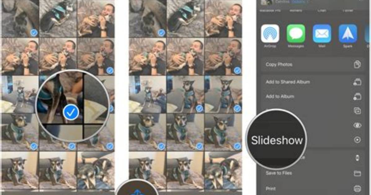 How to Make a Slideshow on Iphone