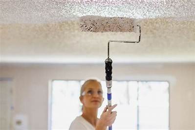 How to Paint Popcorn Ceiling Without Making a Mess