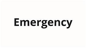 How to Pronounce Emergency
