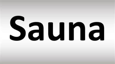 How to Pronounce Sauna in English