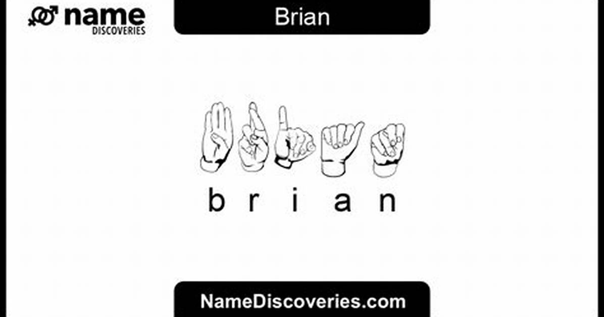 How to Spell Brian
