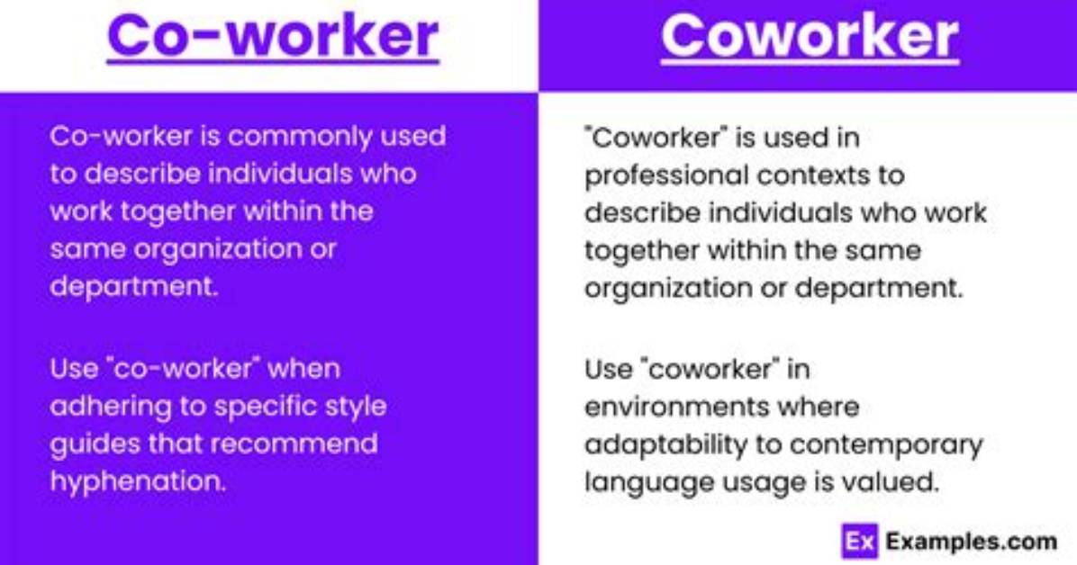 How to Spell Coworker