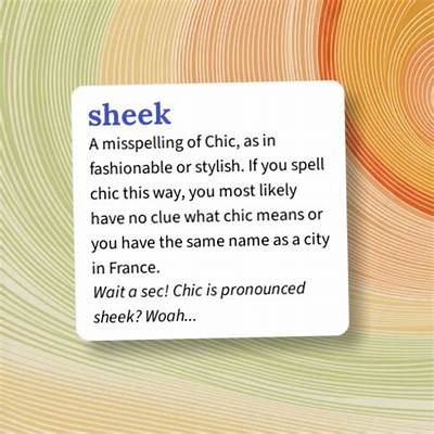 How to Spell Sheek