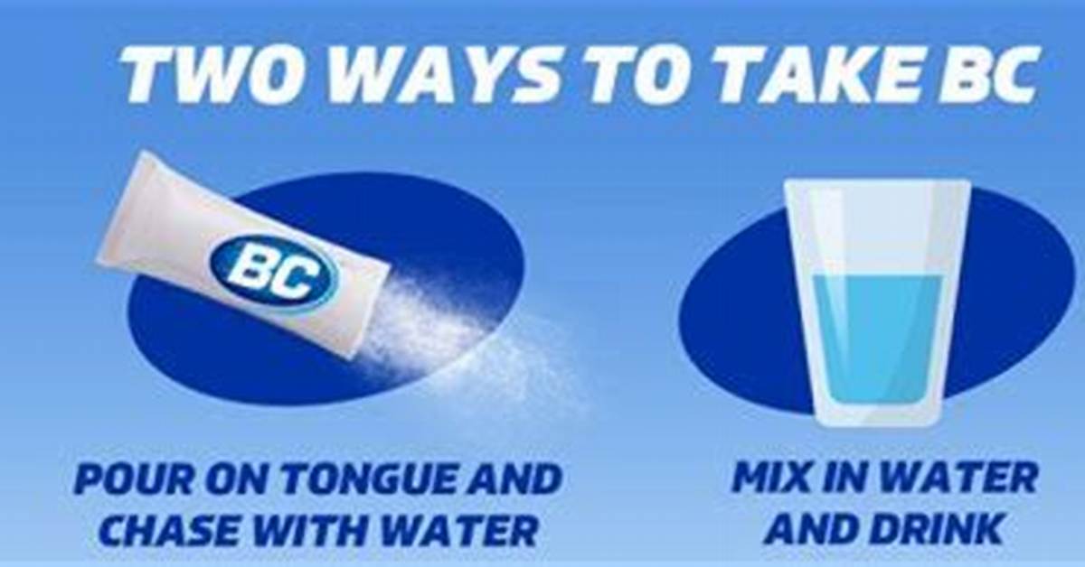How to Take Bc Powder