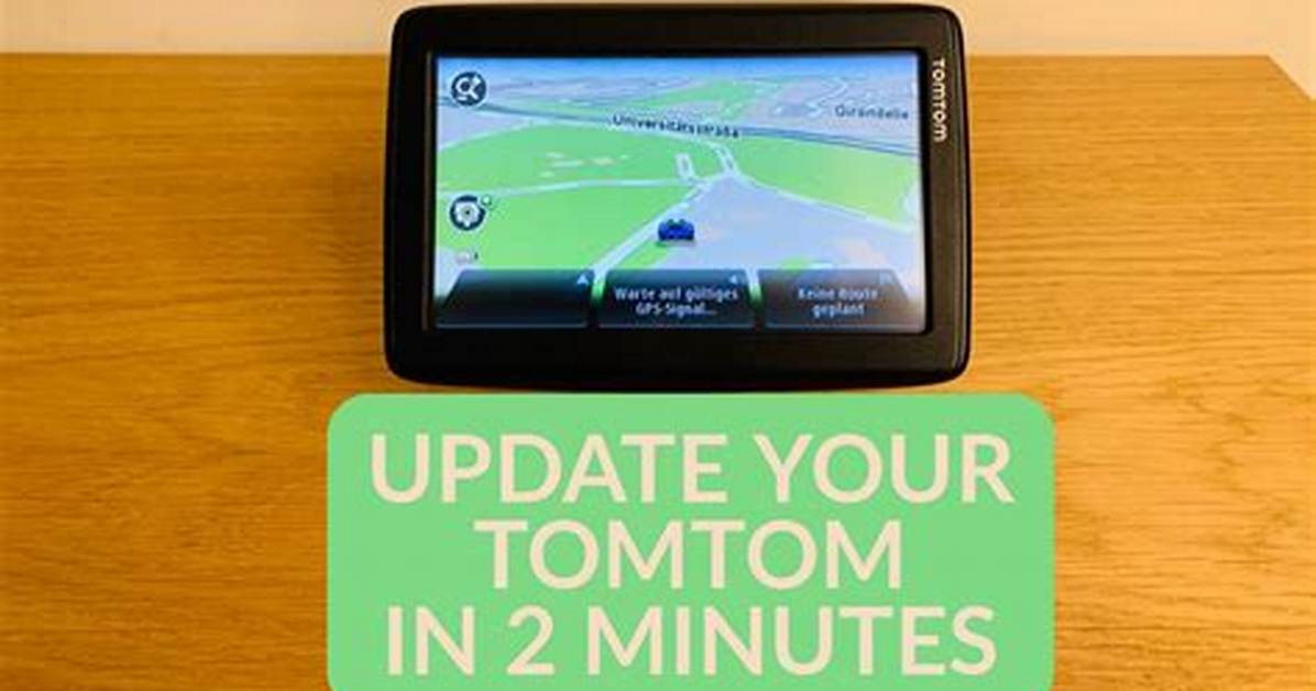 How to Update Tomtom 1Ex00