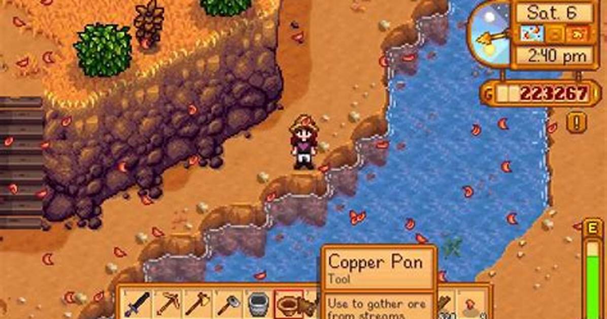 How to Use Copper Pan Stardew