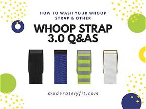 How to Wash Whoop Strap