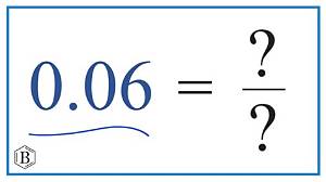 Is 0.06 and 0.006 the Same