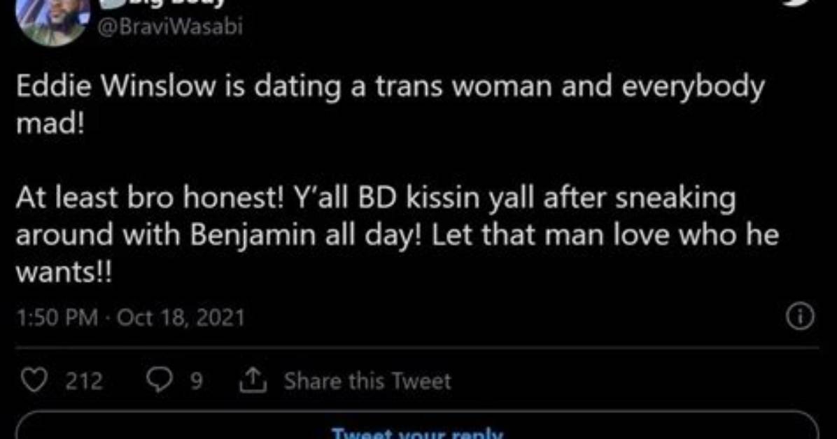 Is Eddie Winslow Gay or Transgender? Sexuality and Gender Explained