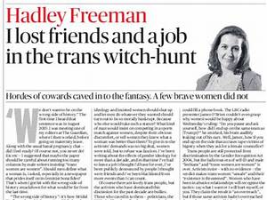 Is Hadley Freeman Trans? Details on Her Husband or Partner