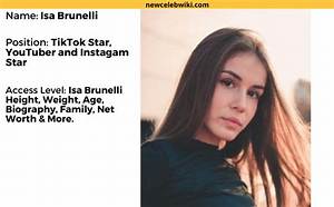 Isa Brunelli – Age, Height, Wiki, Net Worth, Boyfriend, Ethnicity