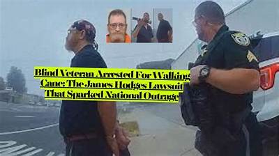 James Hodges Florida: a Blind Man Arrested for Walking Stick, What Did He Do?