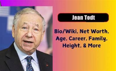 Jean Todt Bio, Wiki, Age, Height, Education, Husband, Family and Net Worth