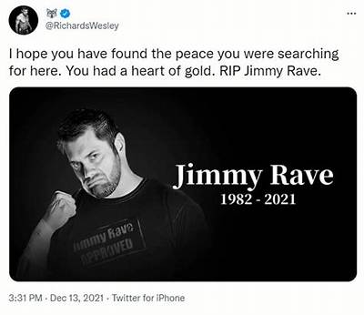Jimmy Rave Cause of Death