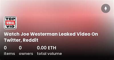 Joe Westerman Leaked Video Reddit: What Did He Do? Sex Act Allegations