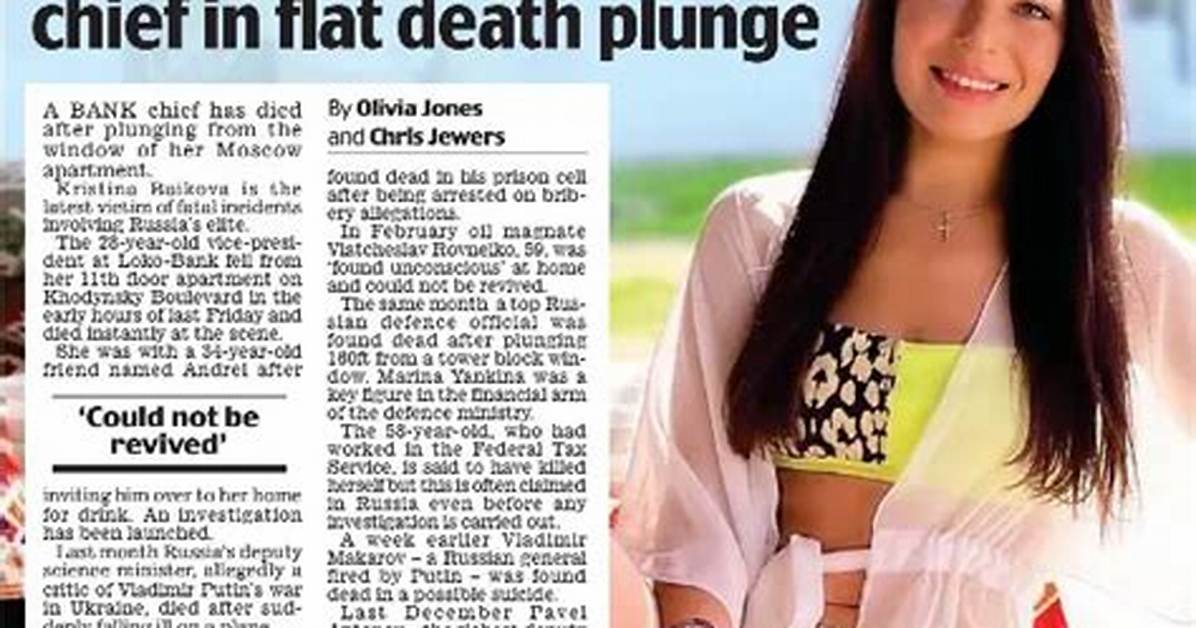 Kristina Baikova Obituary and Death: Dies After Falling from 11Th Floor?