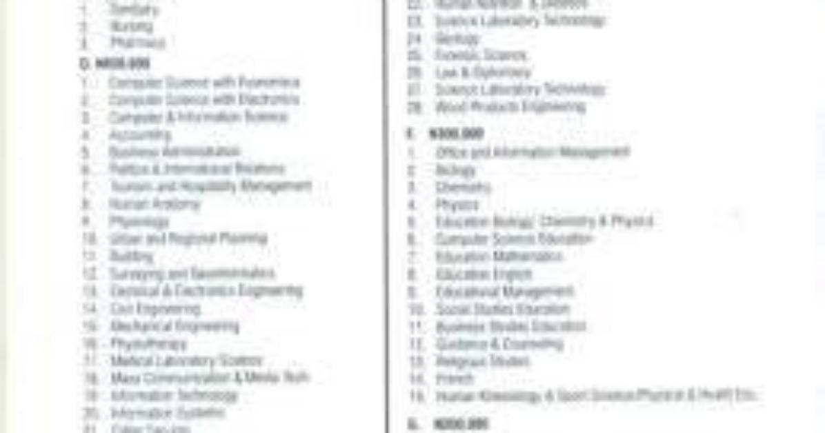Lead City University School Fees