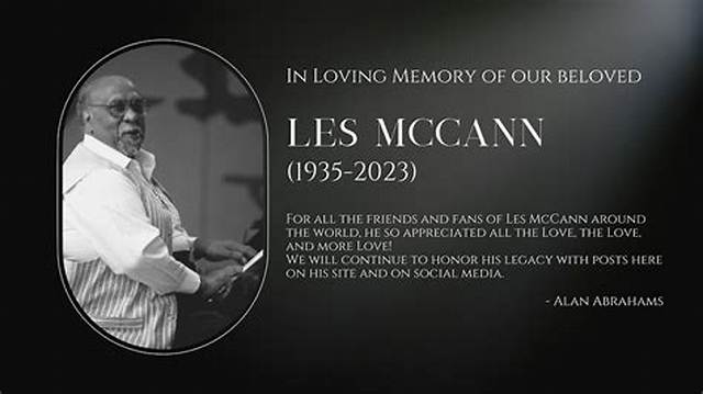 Les Mccann Cause of Death: What Happened to Les Mccann?