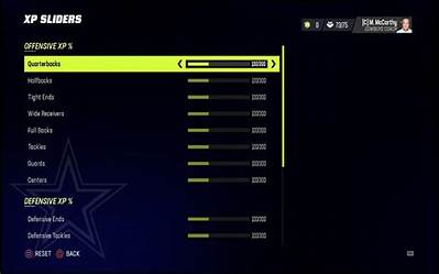 Madden 24 Realistic Sliders: Xp and Franchise Matt10