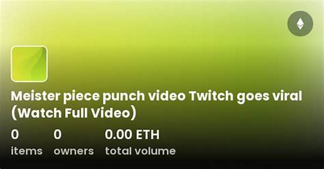 Meister Punch Video Twitch Viral on Reddit