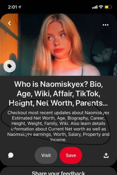 Naomiskyex Age, Bio, Wiki, Net Worth, Height, Boyfriend or Single?