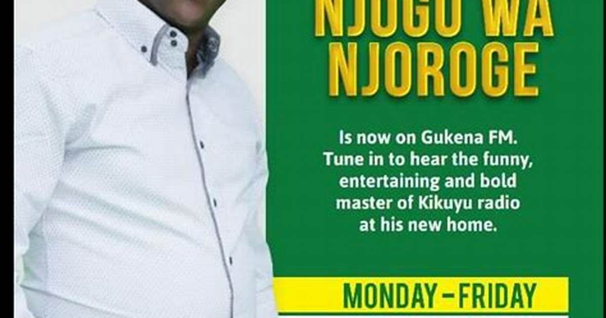 Njogu Wa Njoroge Biography, Age, Salary, Wealth, Car and Kameme