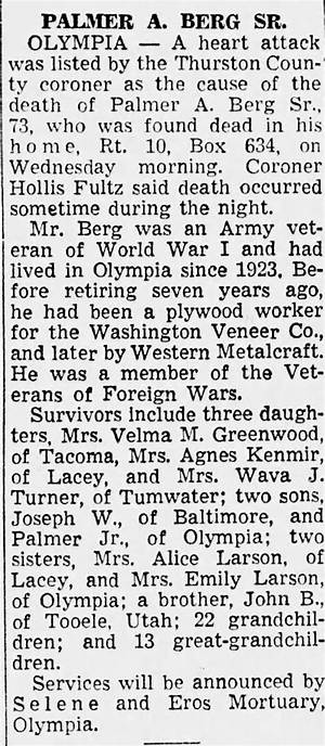 Obituary: Peter Palmer Death Cause: Everything on His Wife and Family