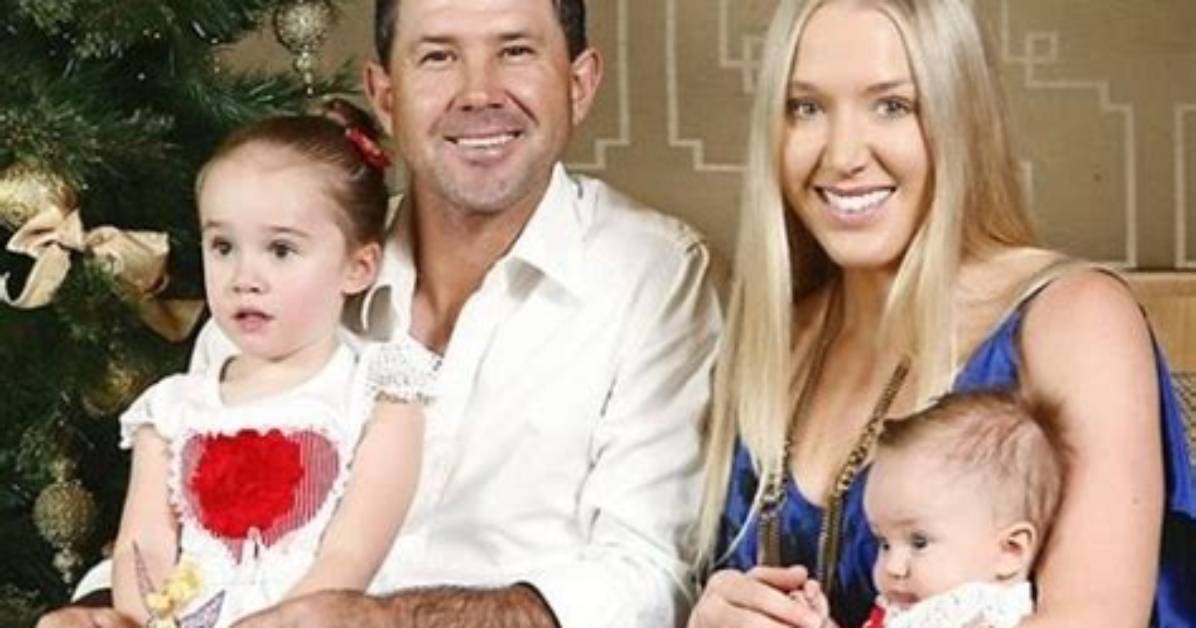 Ricky Ponting Has 3 Kids with His Wife Rianna Jennifer, Meet Emmy Charlotte and Matisse Ellie Ponting