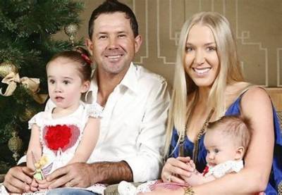 Ricky Ponting Has 3 Kids with His Wife Rianna Jennifer, Meet Emmy Charlotte and Matisse Ellie Ponting