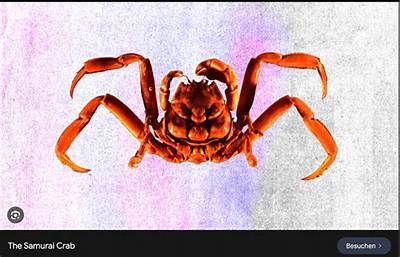 Samurai Crab Video on Reddit, Amazing Fact: the Crab with a Human Face
