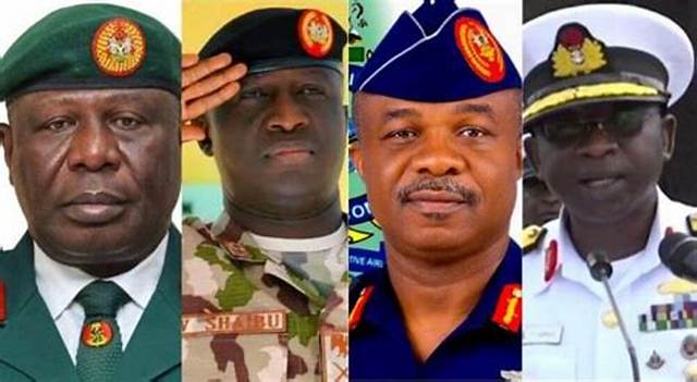 Service Chiefs in Nigeria: Full Detail