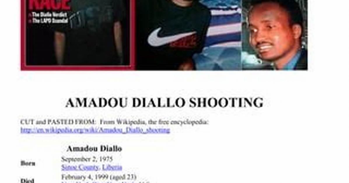 Shooting of Amadou Diallo’s Biography, Net Worth, Fact, Career, Awards and Life Story