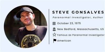 Steve Gonsalves Bio, Age, Height, Family, Wife, Ghost Hunters and Net Worth.