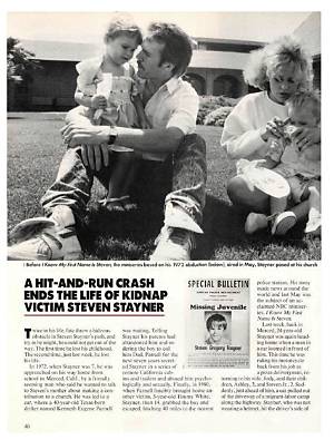 Steven Stayner Children: Who Are Ashley Stayner and Steven Stayner Jr. ?
