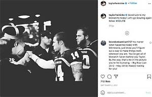 Taylor Heinicke Tattoo for His Dad – Who Are His Parents?