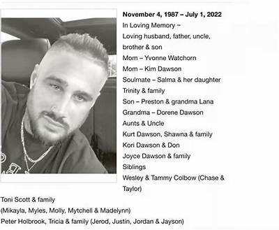 Tiktok Andrew Dawson Obituary and Death Cause: What Happened to Missing Man?