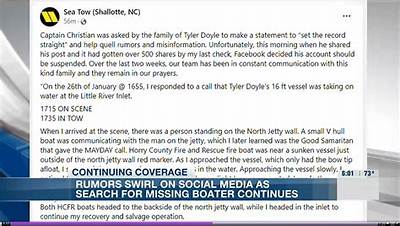 Tyler Doyle Wife Leaving Town Conspiracy Claim Surfaces as Search for Missing Duck Hunter Continues
