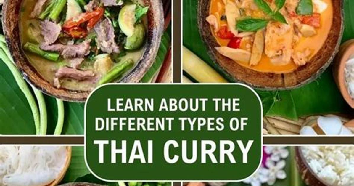 Types of Thai Curry