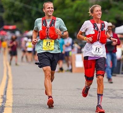 Ultramarathon Runner Courtney Dauwalter Husband Kevin Schmidt Runs in Bear 100 Race