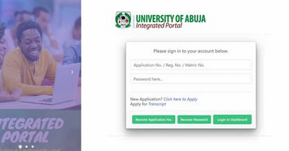 Uniabuja Portal: Login, Admission, Profile, Faculties